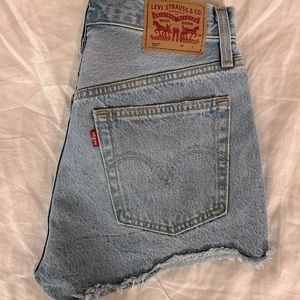 Levi’s denim cut off shorts